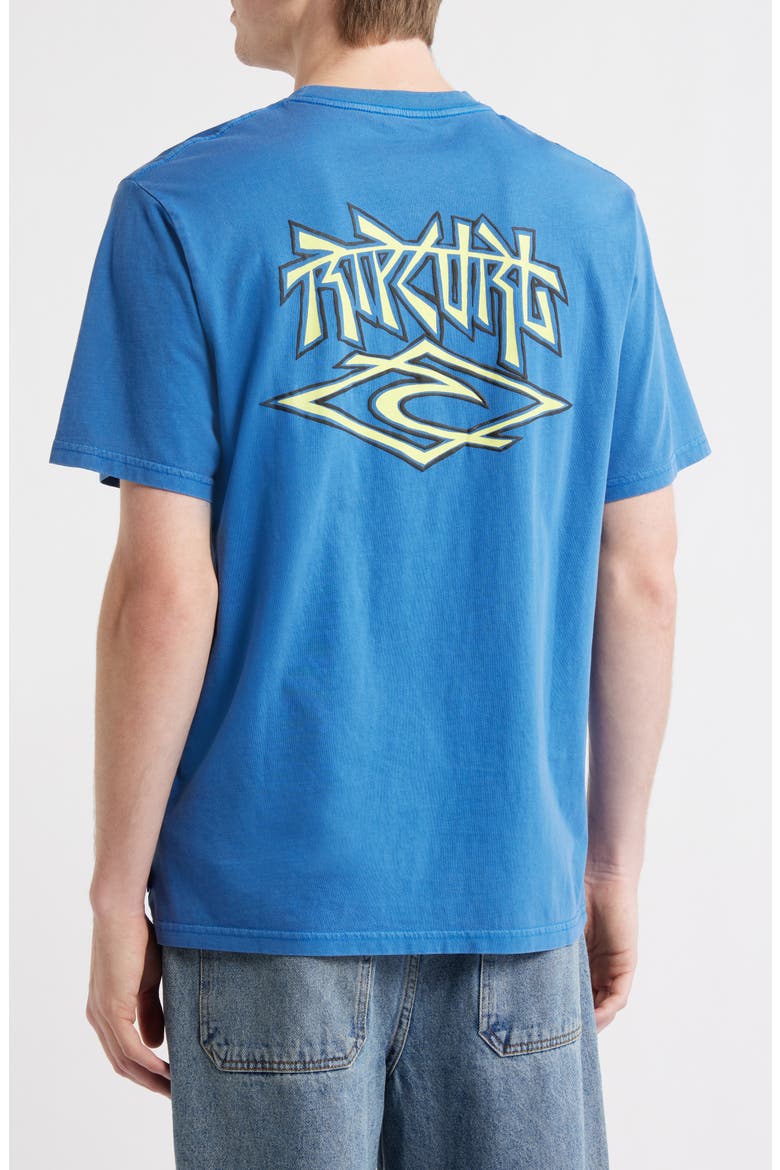 Liquid Trips Arch Cotton Graphic T-Shirt, Alternate, color, ROYAL BLUE