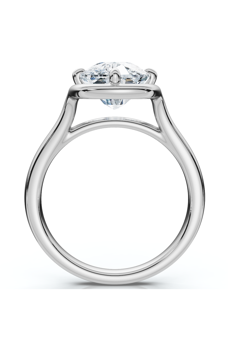 Bliss Diamond Certified 3Ct Sylva Elongated Cushion Diamond Engagement Ring 14k Gold Lab Grown, Alternate, color, 14K White Gold