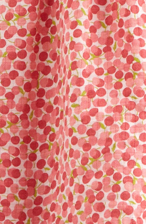 Nordstrom Flutter Sleeve Tie Back Cotton Muslin Sundress & Bloomers In Red