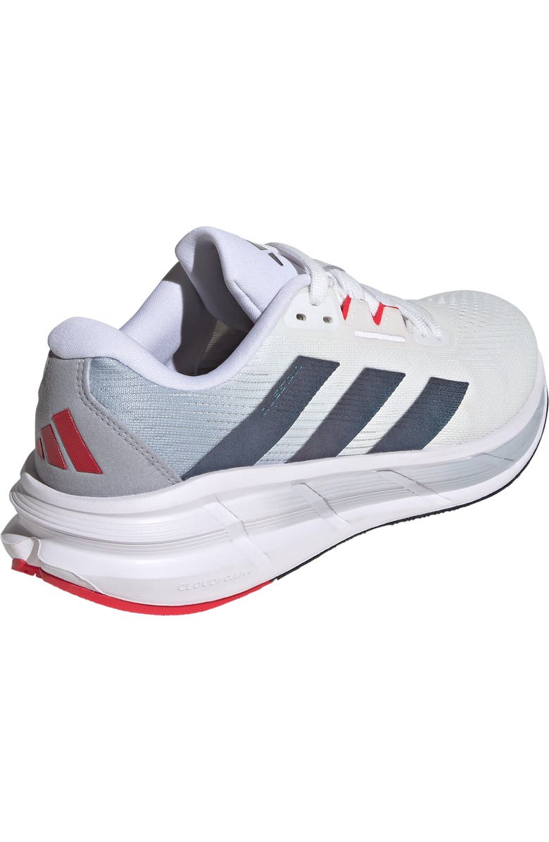 adidas Questar 3 Running Shoe, Alternate, color, White/ Black/ Pure Ruby