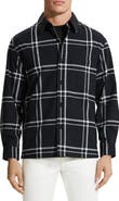 Theory Clyfford Waren Windowpane Shirt Jacket