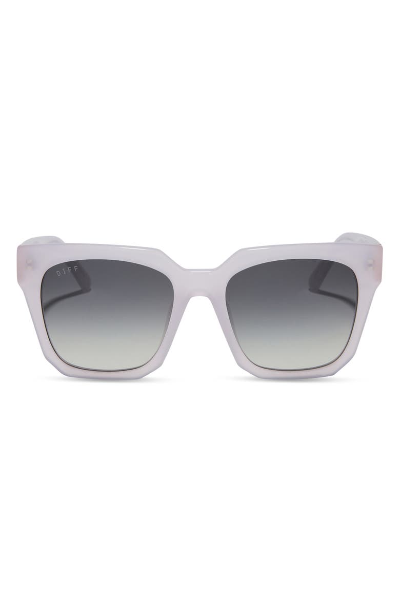 DIFF Ariana 54mm Gradient Square Sunglasses, Main, color, Thistle / Grey Gradient