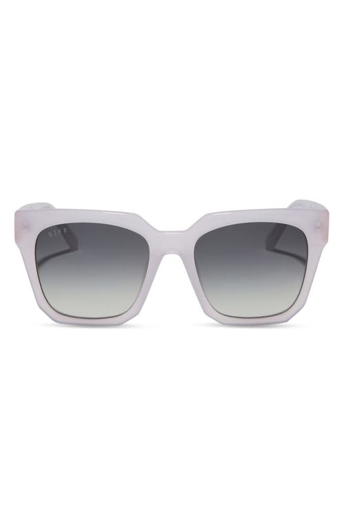 Diff Ariana 54mm Gradient Square Sunglasses In Gray