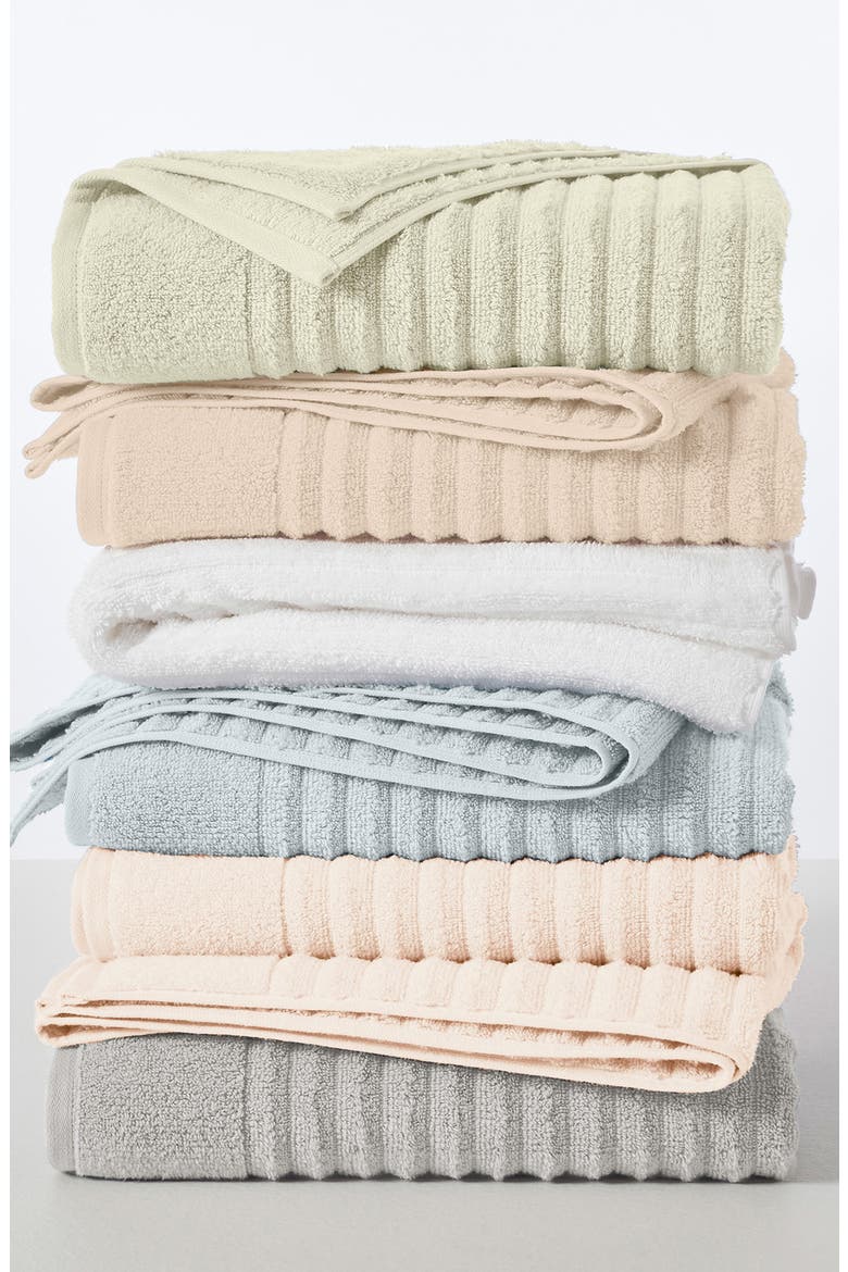 Combed Cotton 4-Pack Bath Towels, Alternate, color, EUCALYPTUS