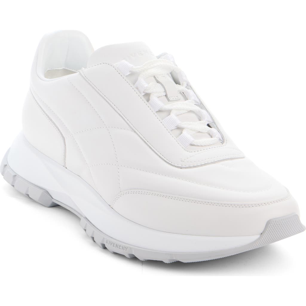 Givenchy Trainers Sneakers In Shiny Padded Leather In White