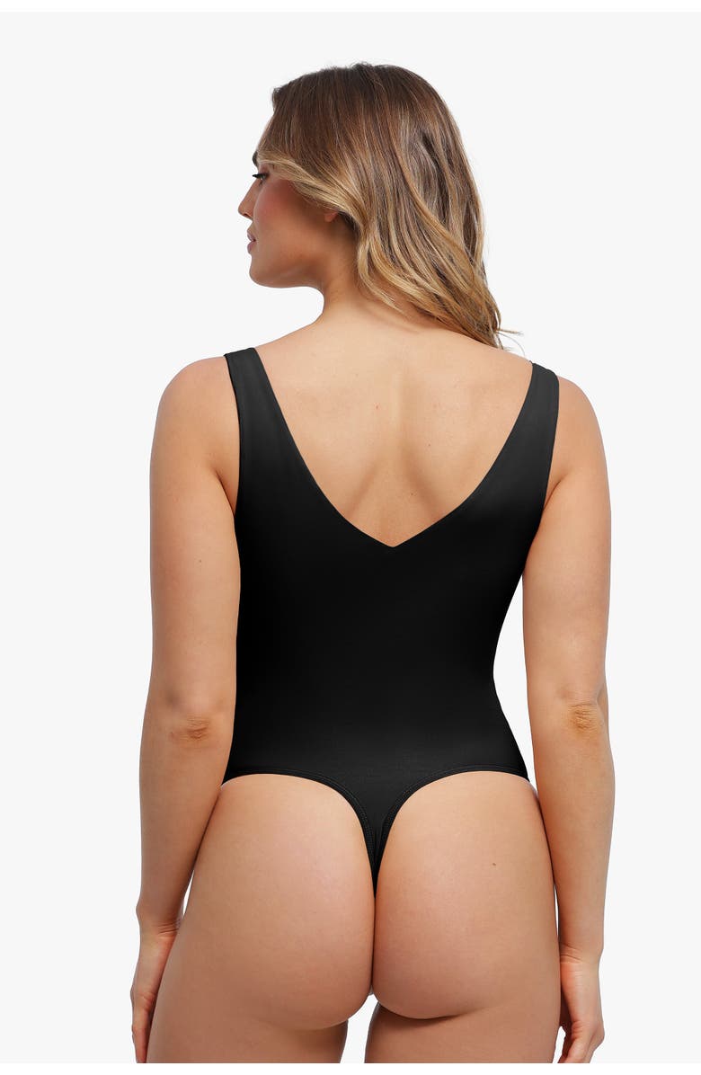 Popilush Elastic Cloud-Touch All-in-One Shaping Bodysuit, Alternate, color, Midnight Black