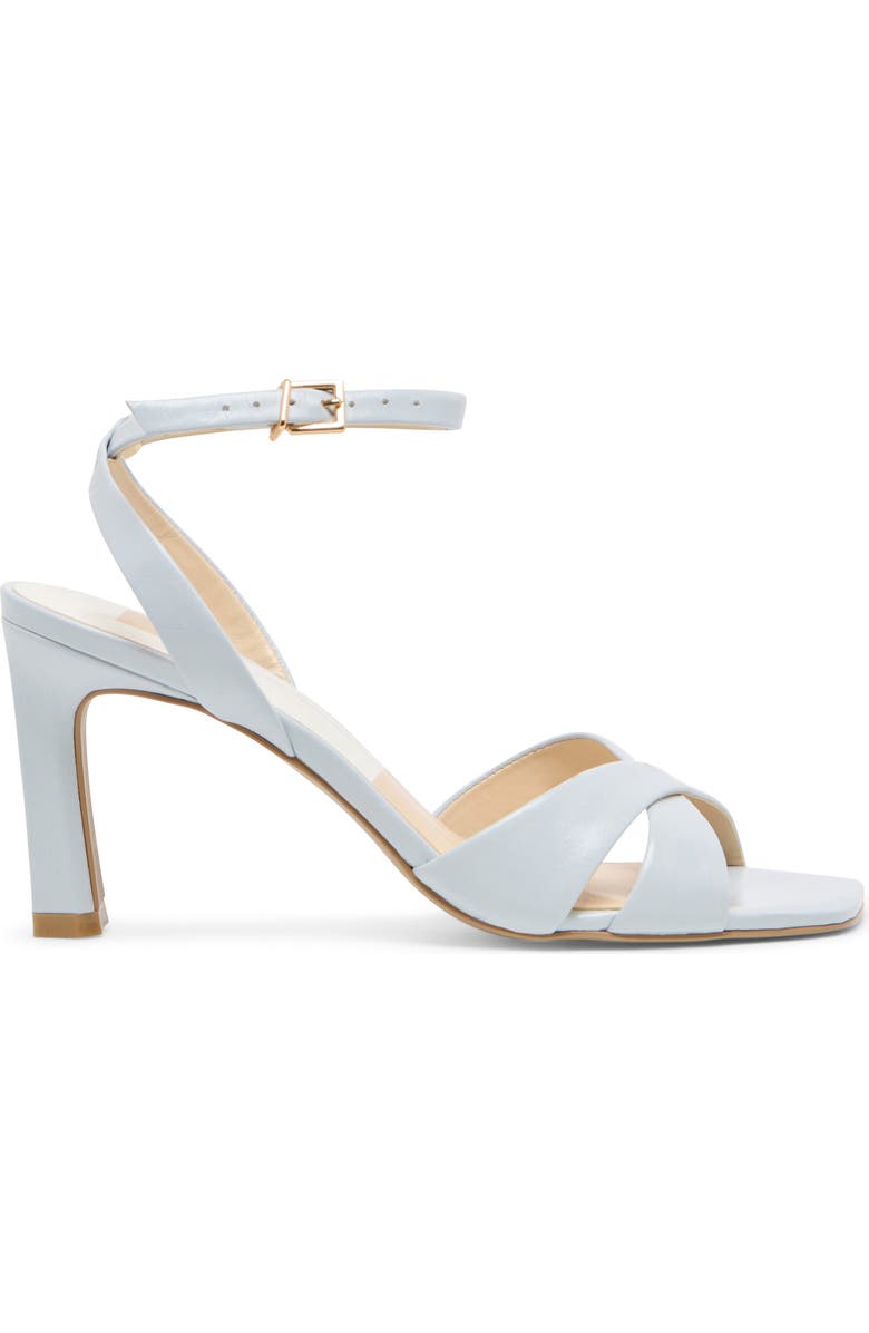 Dolce Vita Gwin Ankle Strap Sandal, Alternate, color, Light Blue Crinkle Patent
