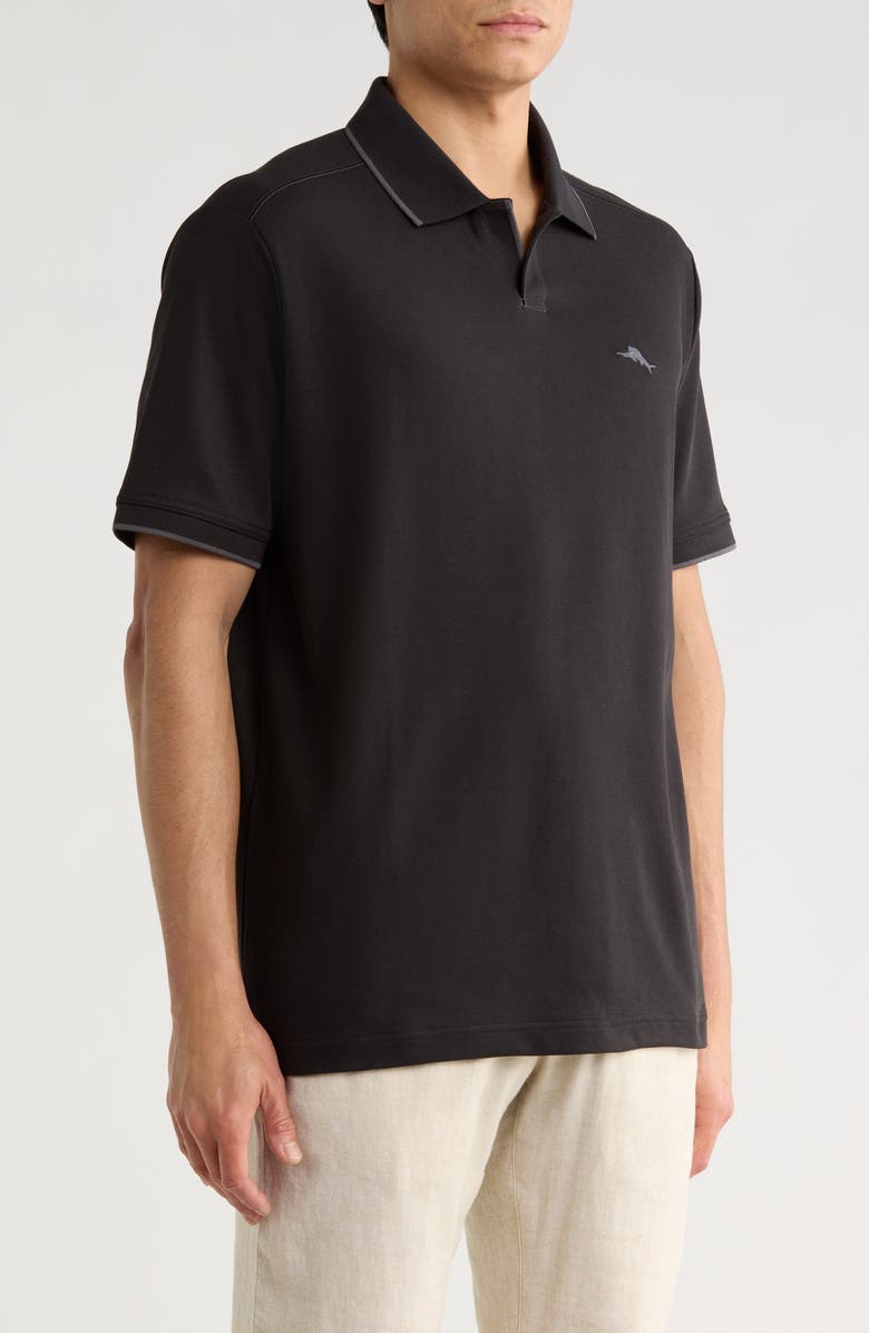 Tommy Bahama Emfielder Johnny Collar IslandZone<sup>®</sup> Polo, Alternate, color, Black