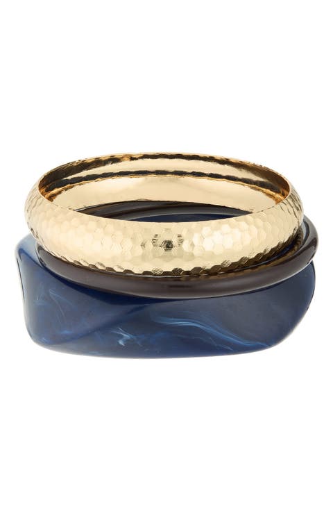 Set of 3 Bangle Bracelets