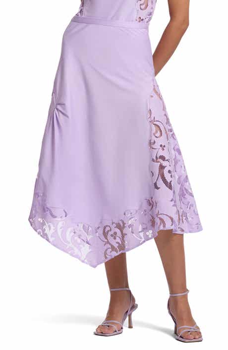 Stella Lace Hem Midi Skirt