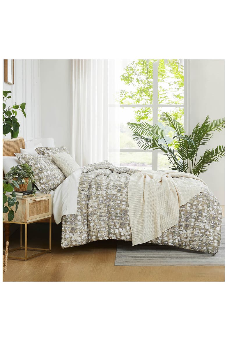 Rhythm Comforter & Sham Set, Alternate, color, TAUPE