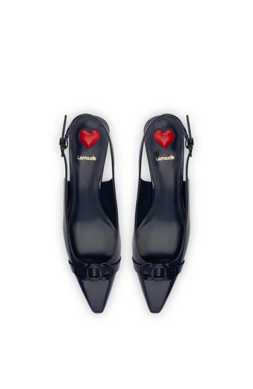 Larroude Larroudé Franca Pump In Navy