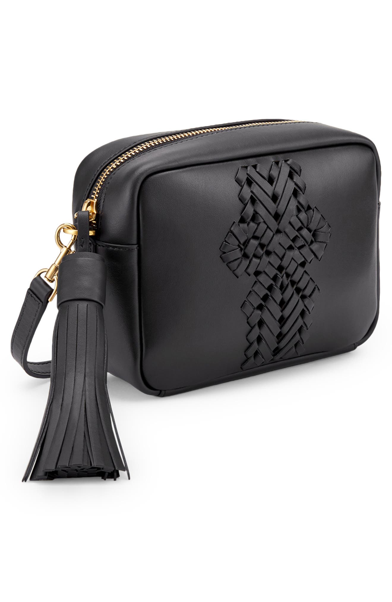 Anya Hindmarch The Neeson Tassel Leather Crossbody, Alternate, color, 
