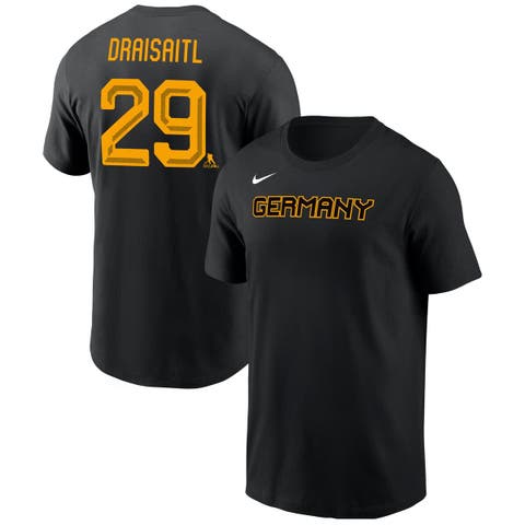 Men's Nike Leon Draisaitl Black Germany Hockey 2026 Name & Number T-Shirt