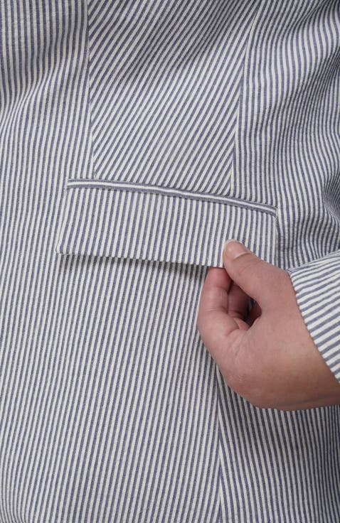 The Empower Seersucker Tux Blazer