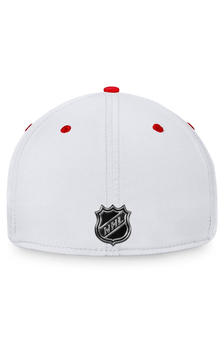 FANATICS Men's Fanatics Branded Red/White Detroit Red Wings Authentic Pro Rink Camo Flex Hat, Alternate, color, 