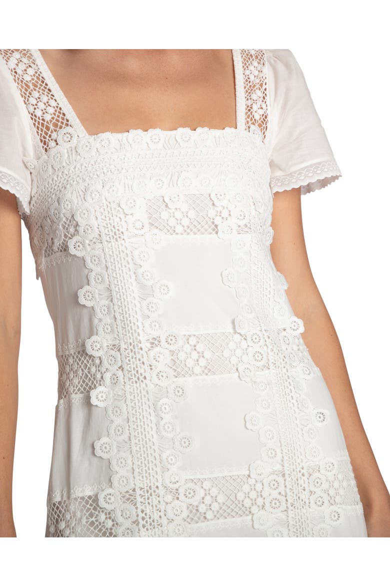 The Wild Rose Hour Lace Dress, Alternate, color, White