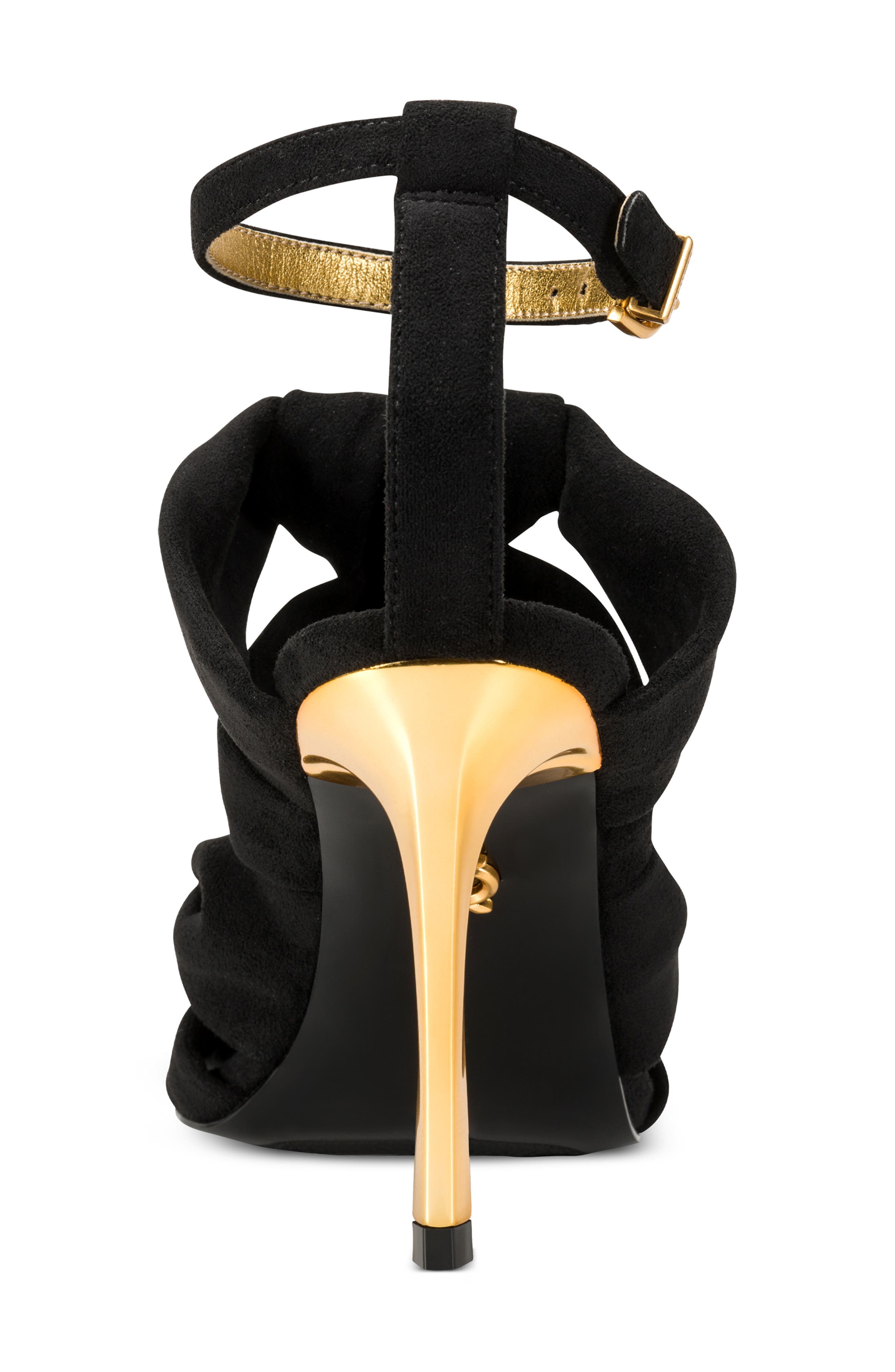 Donna Karan New York Synnove Ankle Strap Sandal, Alternate, color, Black