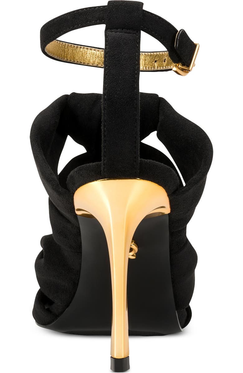 Donna Karan New York Synnove Ankle Strap Sandal, Alternate, color, Black