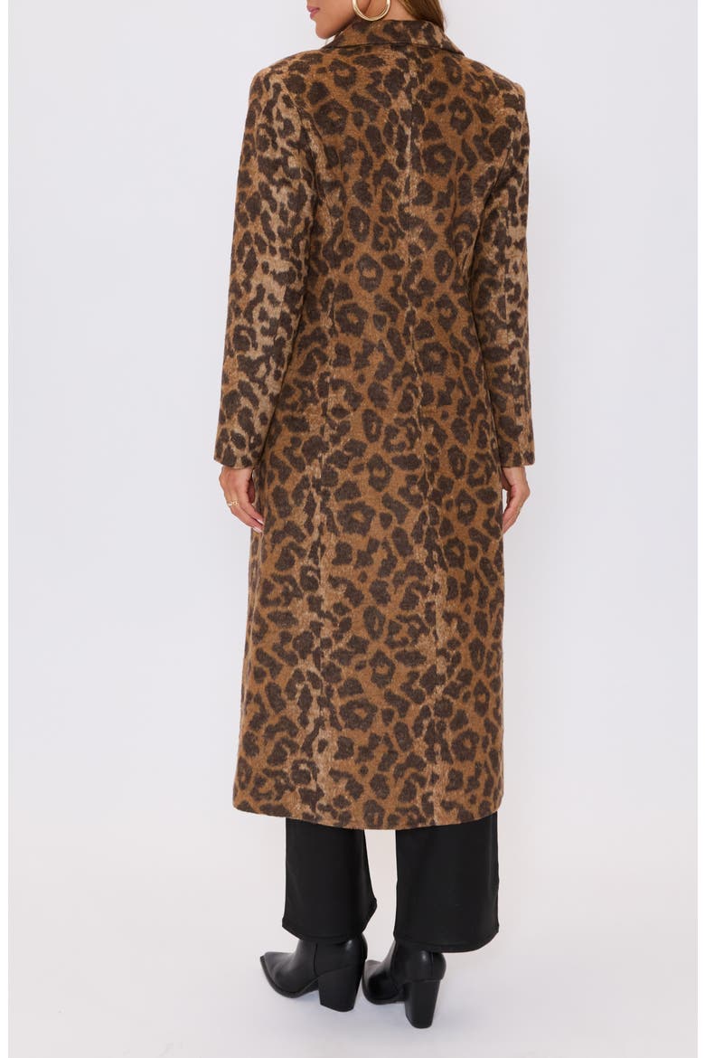 Amelia Leopard Print Coat, Alternate, color, LEOPARD