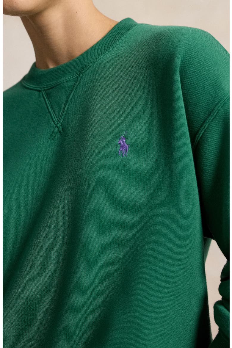 Arctic Fleece Sweatshirt, Alternate, color, BUSH GREEN