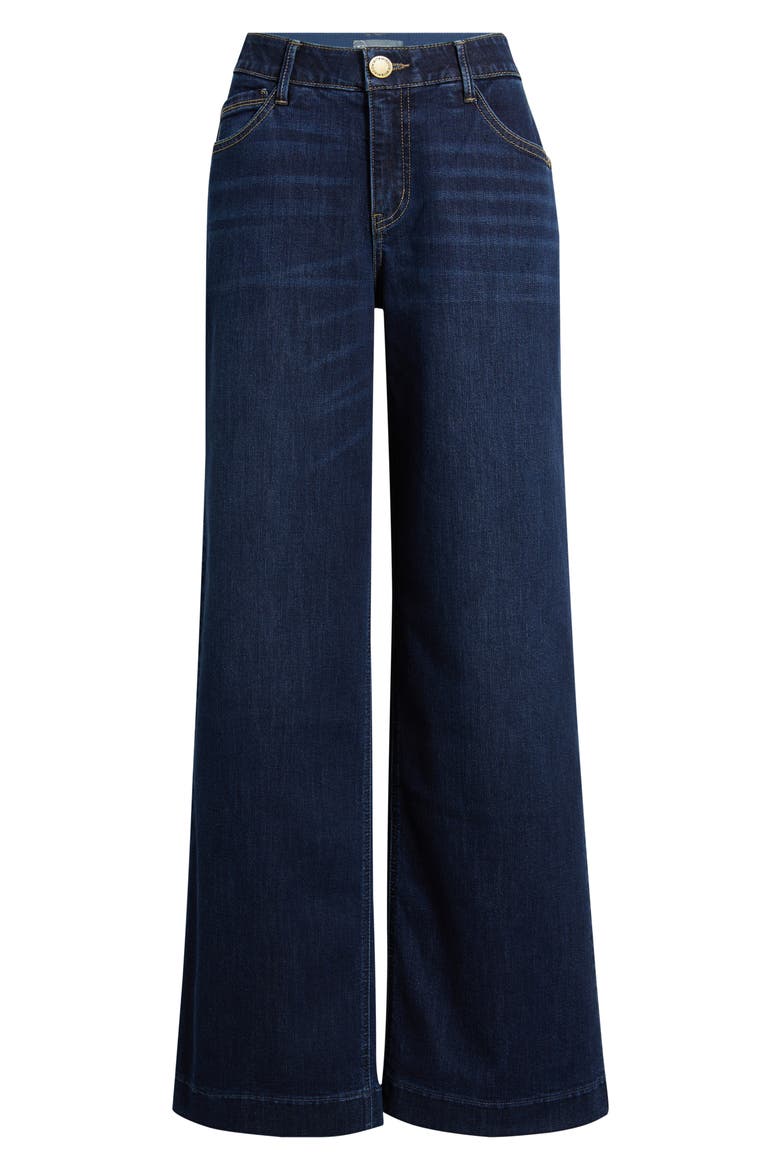 Sam High Waist Wide Leg Jeans, Alternate, color, BLUE