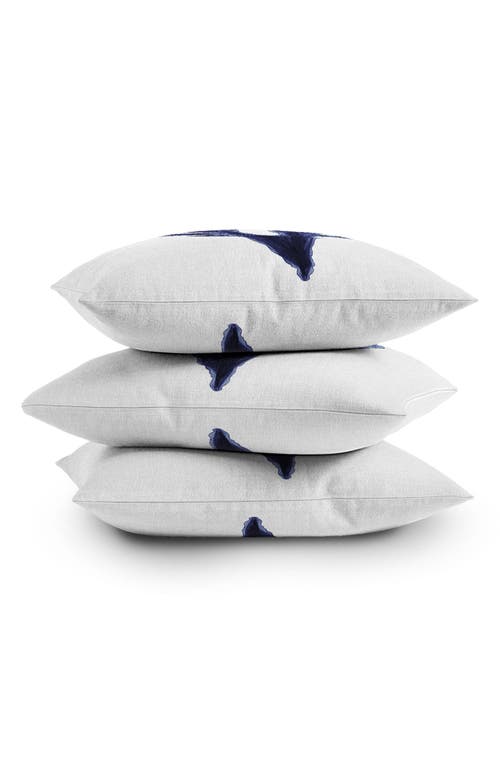 Deny Designs Seaweed Square Throw Pillow In Blue