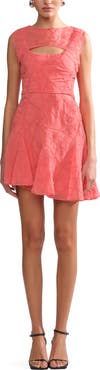 AMUR Amur Quartz asymmetrical mini dress