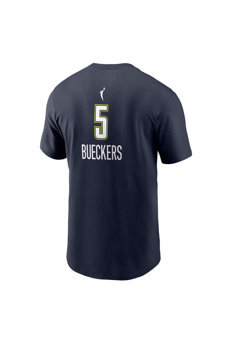 Men's Nike Paige Bueckers Navy Dallas Wings Name & Number T-Shirt, Alternate, color, Navy