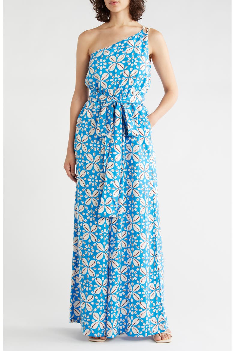 Flowrie Libby Jumpsuit, Main, color, HARBOR
