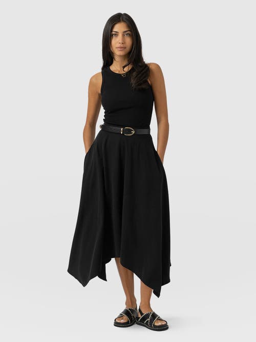 Saint + Sofia Noho Skirt In Black