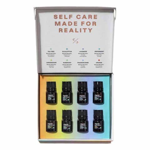 Organic Aromatherapy Set - Top 8 Essential Oils