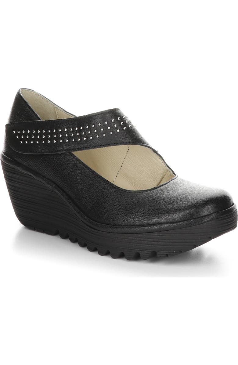 Fly London Yasi Water Resistant Wedge Pump, Main, color,