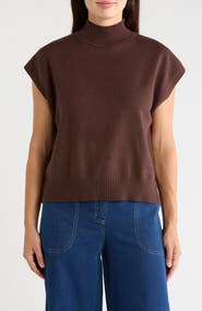 MAX STUDIO Mock Neck Sweater