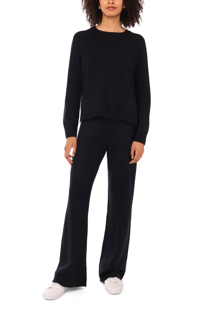 Halogen<sup>®</sup> Cozy Pullover Sweater, Alternate, color, Rich Black