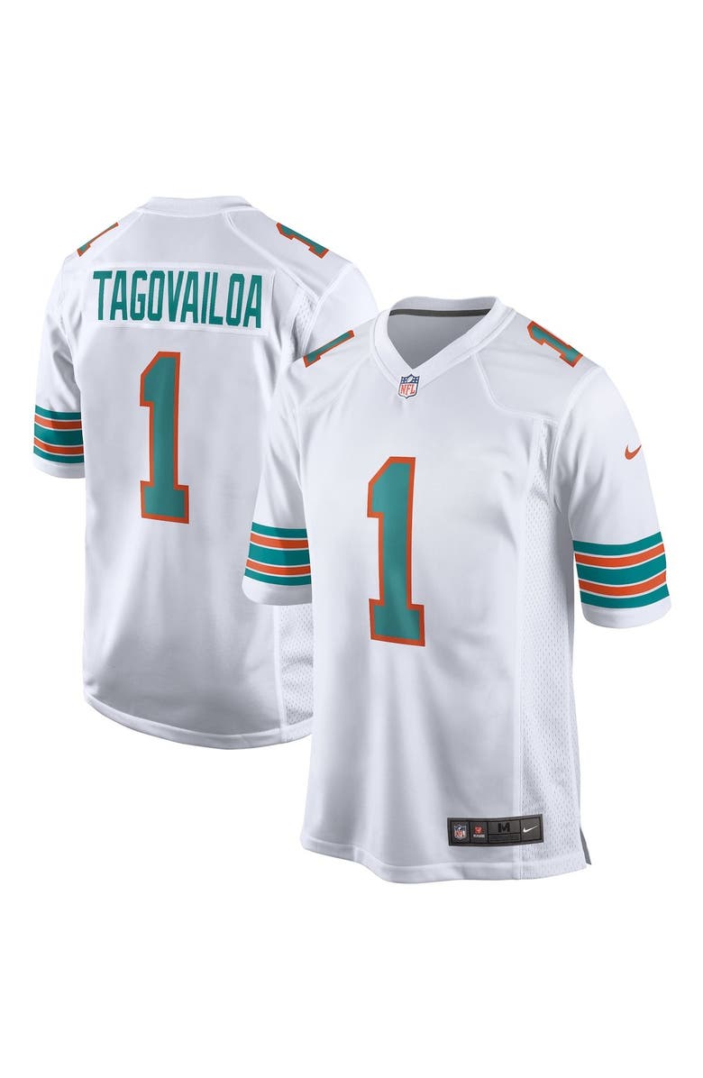 Nike Men's Nike Tua Tagovailoa White Miami Dolphins 2nd Alternate Game Jersey, Main, color, White