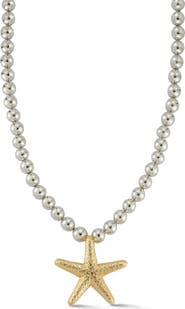 CHLOE AND MADISON Starfish Pendant Necklace