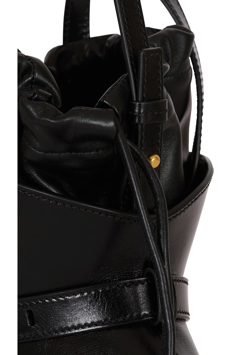 Balmain Shuffle Mini bag in calfskin leather, Alternate, color,