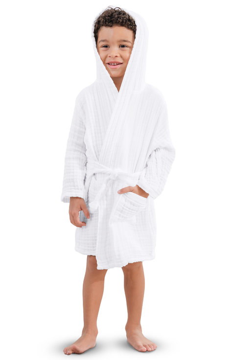 Muslin Bath Robe for Kids