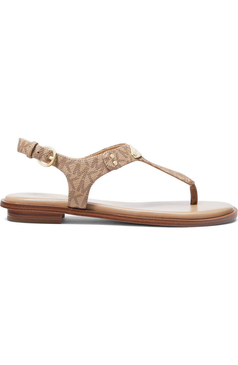 MICHAEL Michael Kors Logo Plate Sandal, Alternate, color,