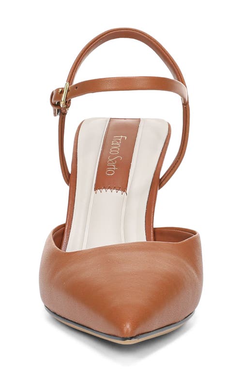 Franco Sarto Cherie Ankle Strap Pointed Cap Toe Wedge Pump In Multi