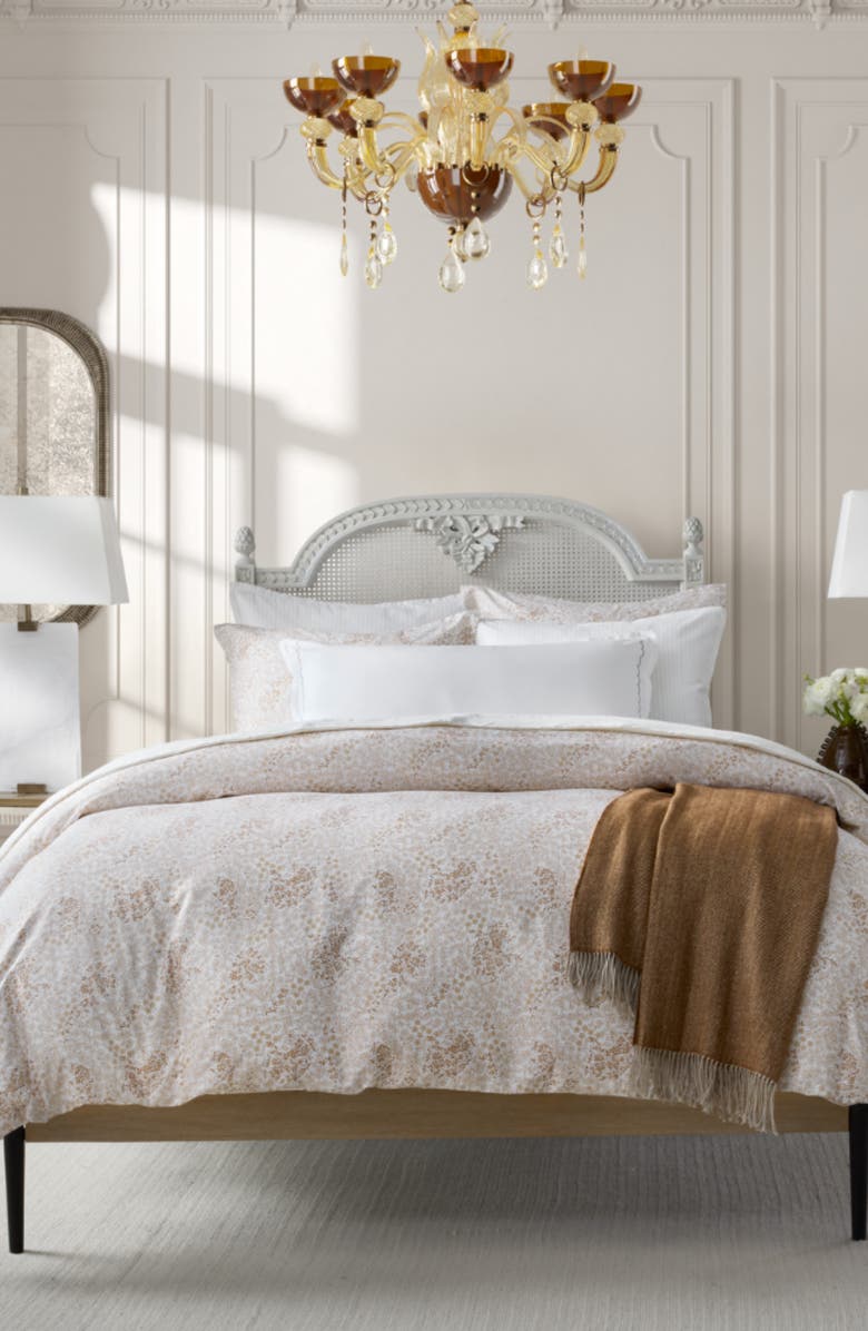 Domani Home Golden Meadow Duvet Cover, Sheet & Shams Set, Alternate, color, Gold