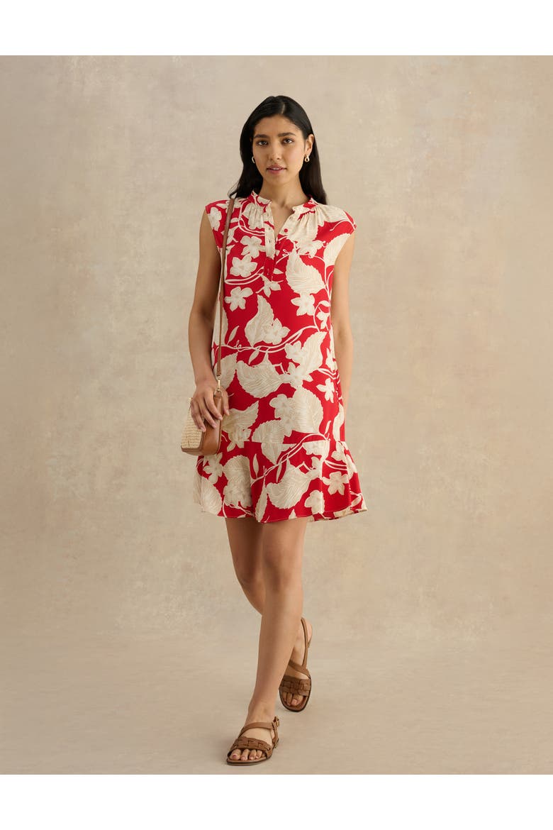 Kesta Tunic Dress, Alternate, color, Redcream