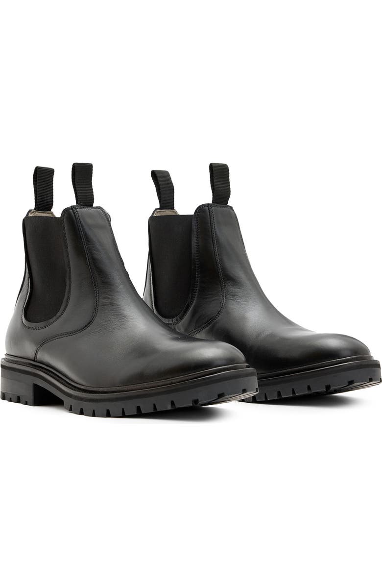 AllSaints Toby Lugged Chelsea Boot, Main, color,