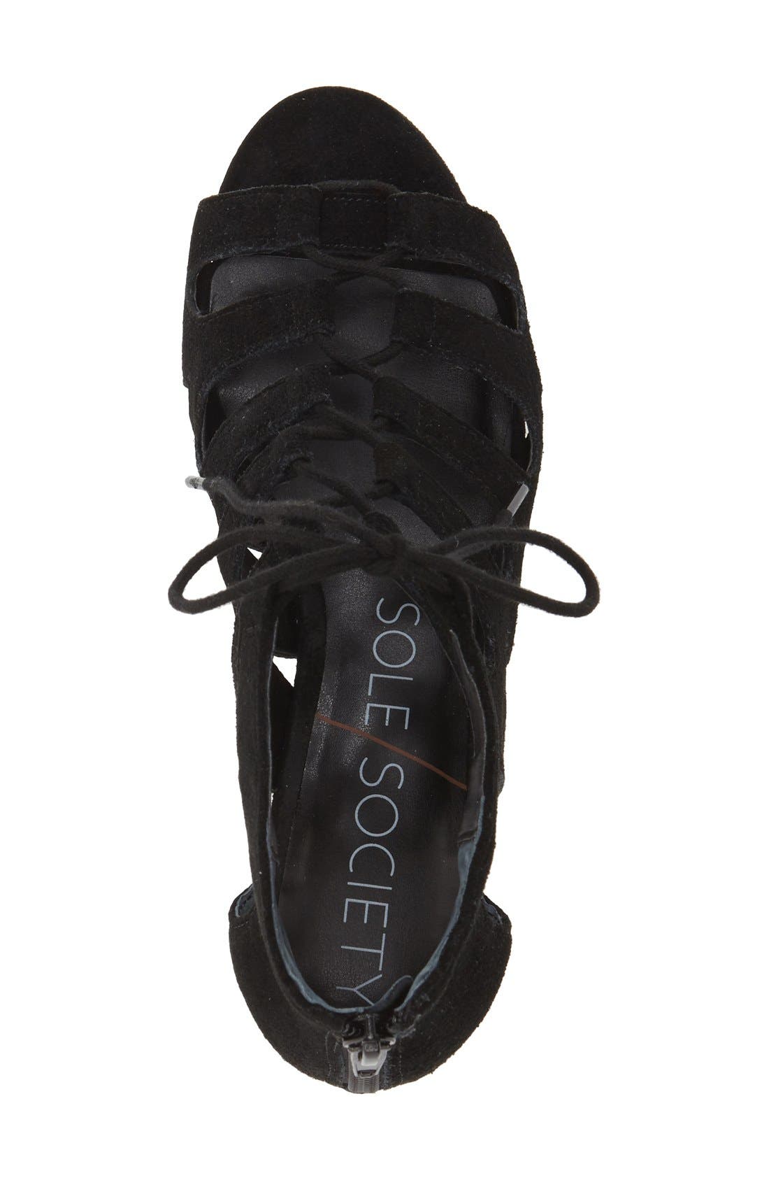 Sole Society 'Freyaa' Wedge Sandal, Alternate, color, 