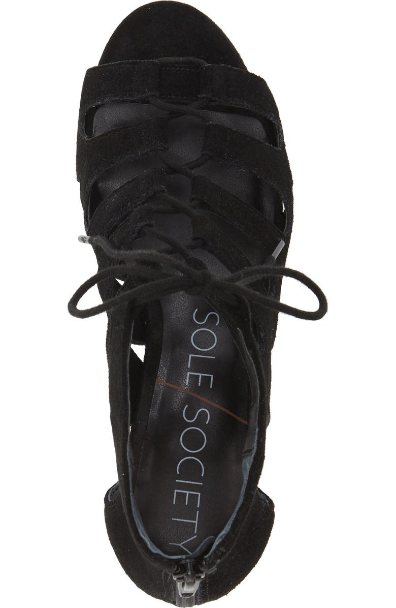 Sole Society 'Freyaa' Wedge Sandal, Alternate, color,