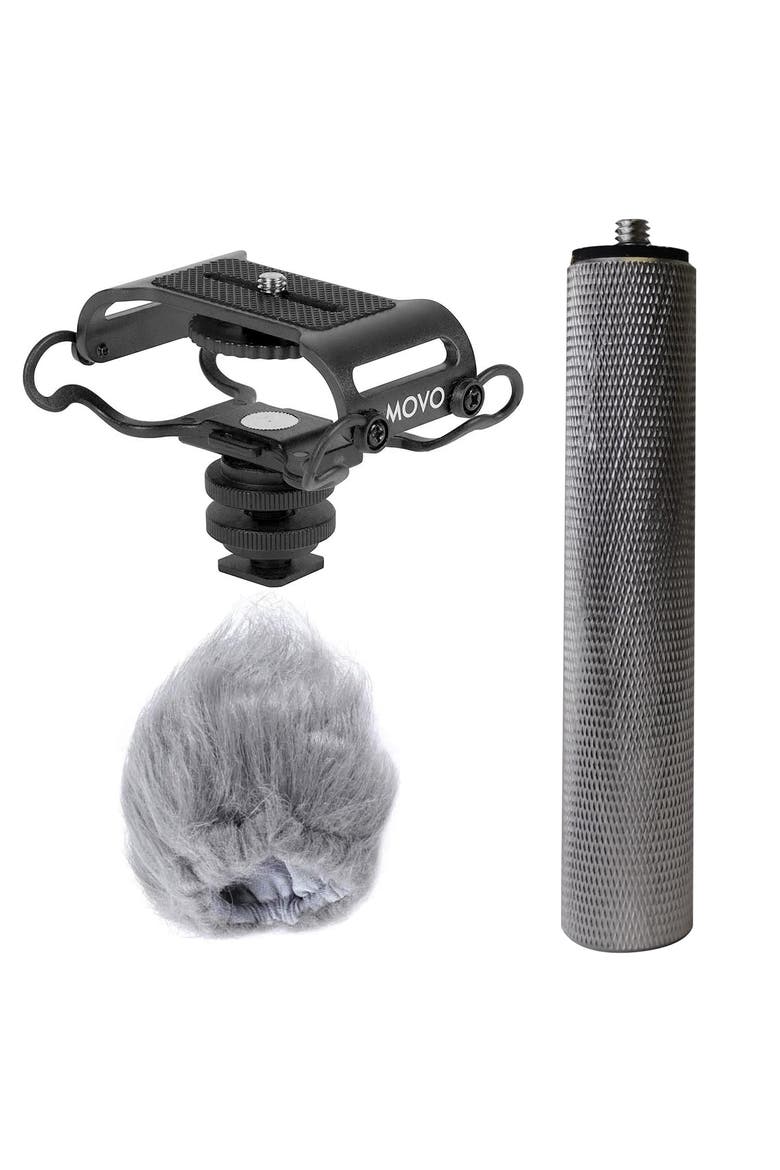 AEK-Z4 Audio Enhancement Kit for the Zoom H4n, H5, H6, Tascam DR-40, DR-05, DR-07, Main, color, Black
