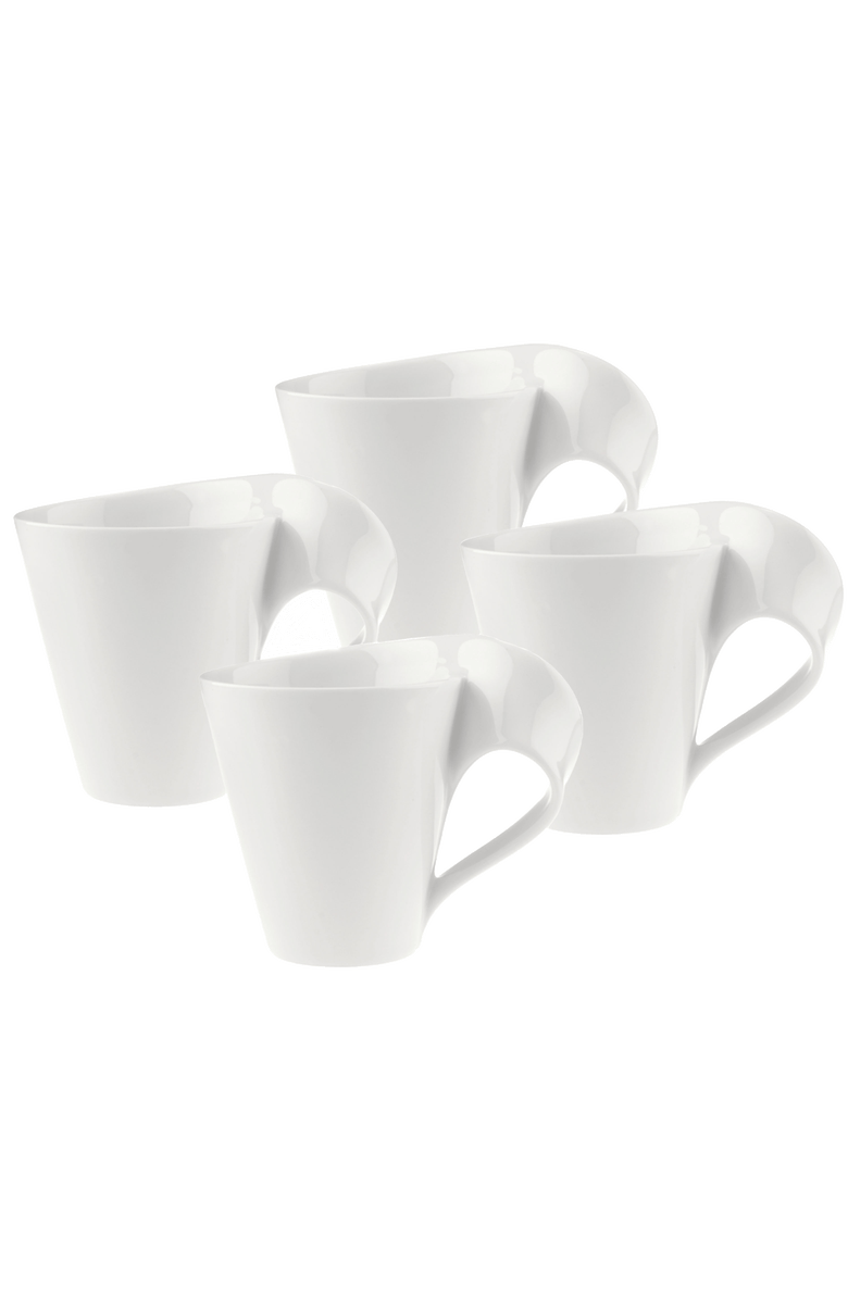 Villeroy & Boch NewWave Caffè Set of 4Mug, Main, color, White
