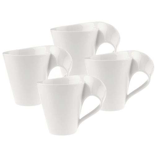 Villeroy & Boch Newwave Caffè Set Of 4mug In White