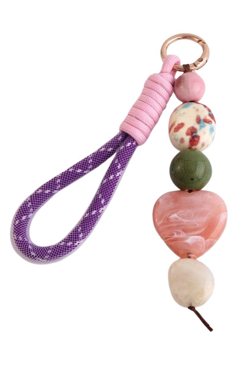 MacRae & Co. Beaded Bag Charm, Main, color,